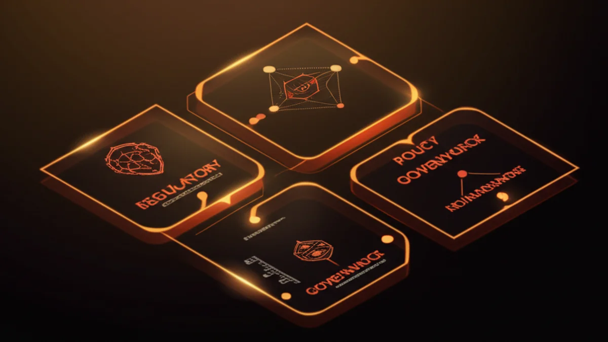 World map showing divergent government AI policy and regulatory approaches across regions